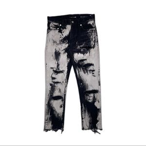 Saint Laurent Distressed Denim Jeans